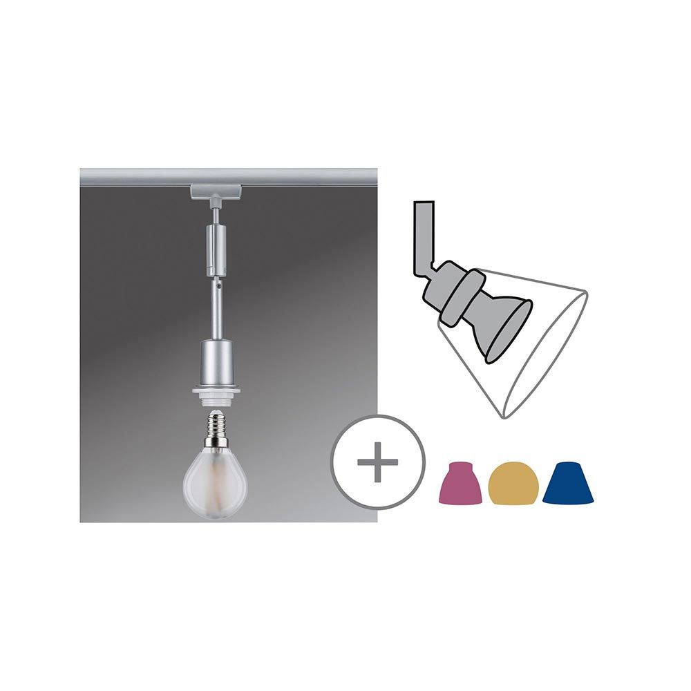 U-Rail Pendelleuchte DecoSystems Chrom-Matt  Paulmann   