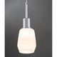 U-Rail Pendelleuchte DecoSystems Chrom-Matt mit einem minimalistischen Design in Weiß und Silber.