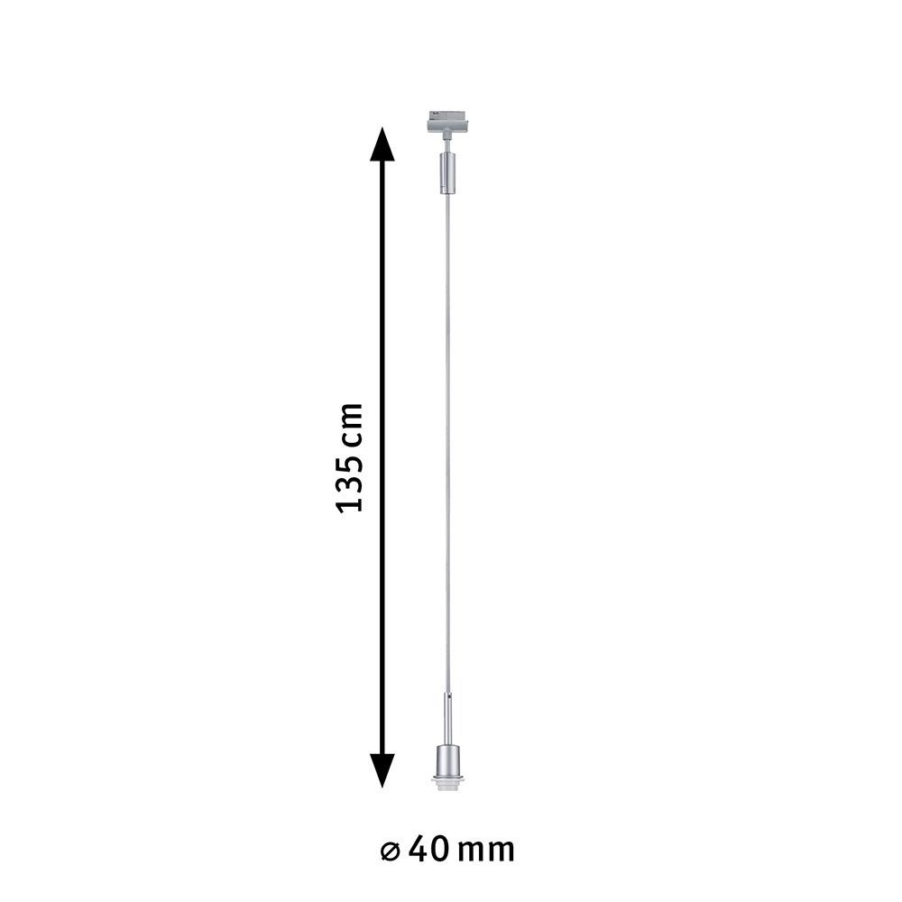 U-Rail Pendelleuchte DecoSystems Chrom-Matt  Paulmann   