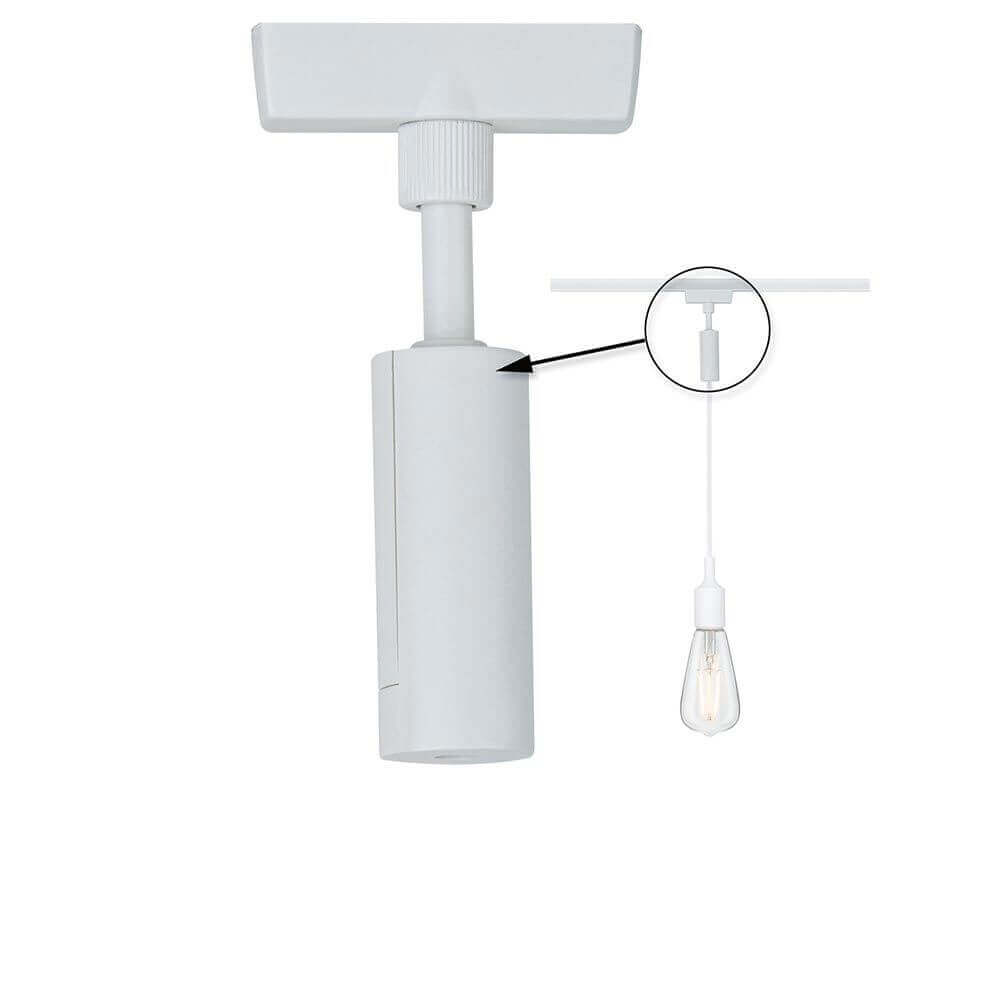 U-Rail pendant lamp adapter Universal White