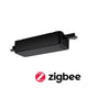 U-Rail Schienenadapter Smart Home Zigbee Switch Schwarz-Matt für einfaches Schalten und Dimmen im URail System.