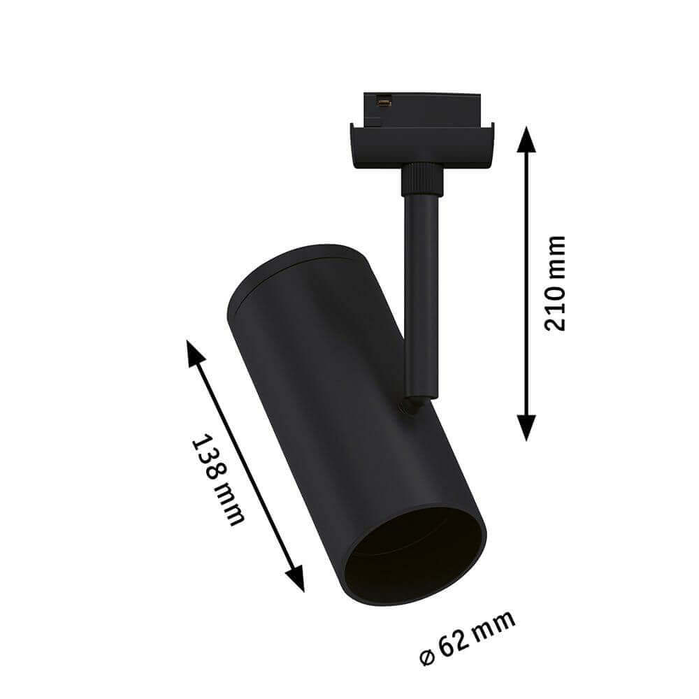 U-Rail rail spot Apol single spot black