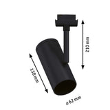 U-Rail rail spot Apol single spot black