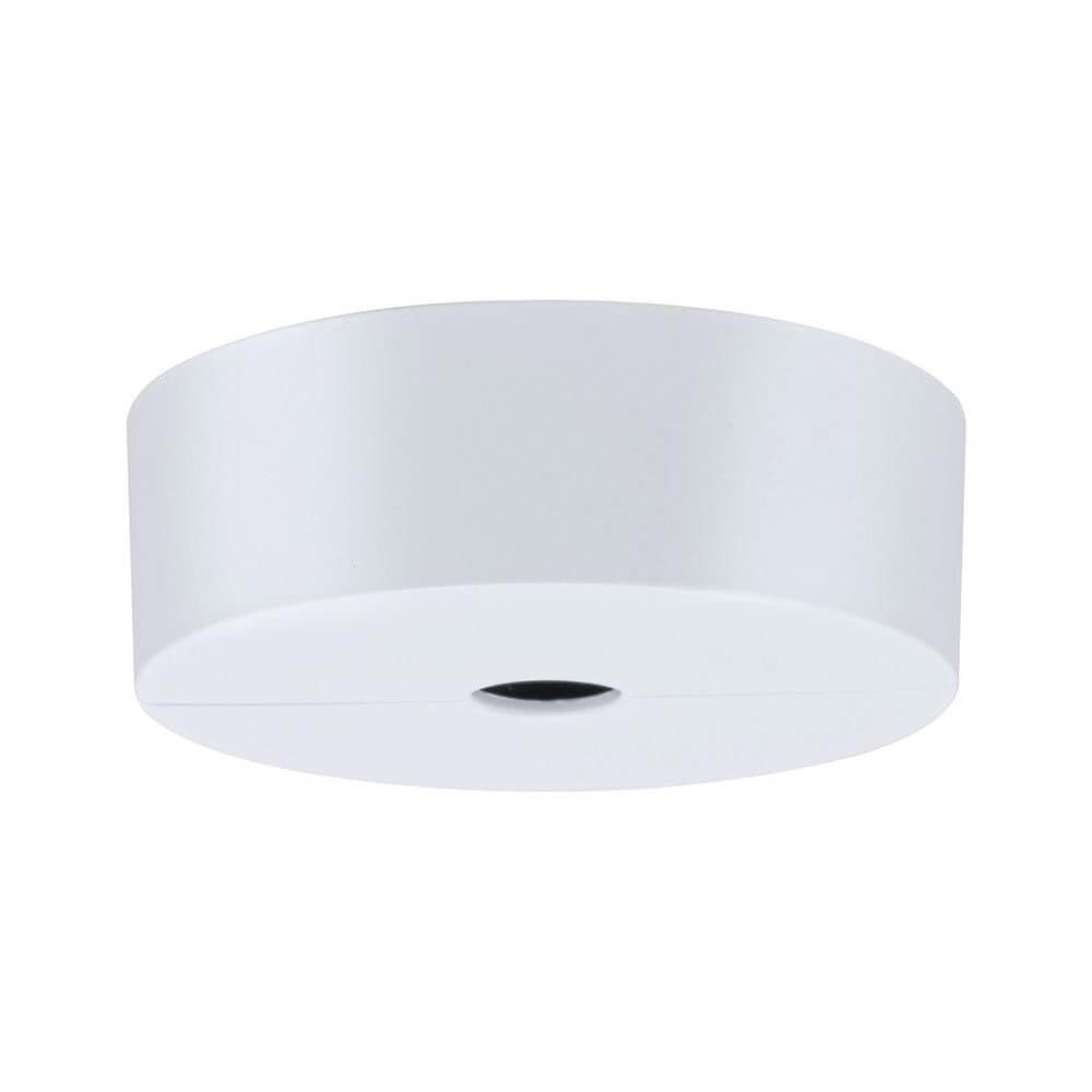 U-Rail Base für Schienen Einzelspot Weiß – runde weiße Einzel-Spot-Aufhängung für URail 230V, inkl. Montageanleitung, 50W, modernes Decken-Design