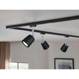 U-Rail Schienenspot Cover Einzelspot Dimmbar Schwarz-Matt, Chrom