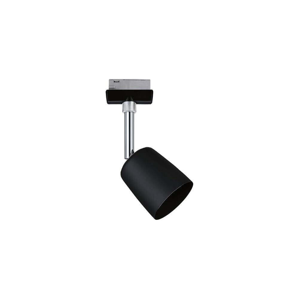 U-Rail Schienenspot Cover Einzelspot Dimmbar Schwarz-Matt, Chrom