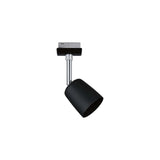 U-Rail Schienenspot Cover Einzelspot Dimmbar Schwarz-Matt, Chrom