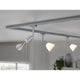 U-Rail Schienenspot DecoSystems Einzelspot Dimmbar Chrom-Matt mit flexibler Lichtgestaltung.