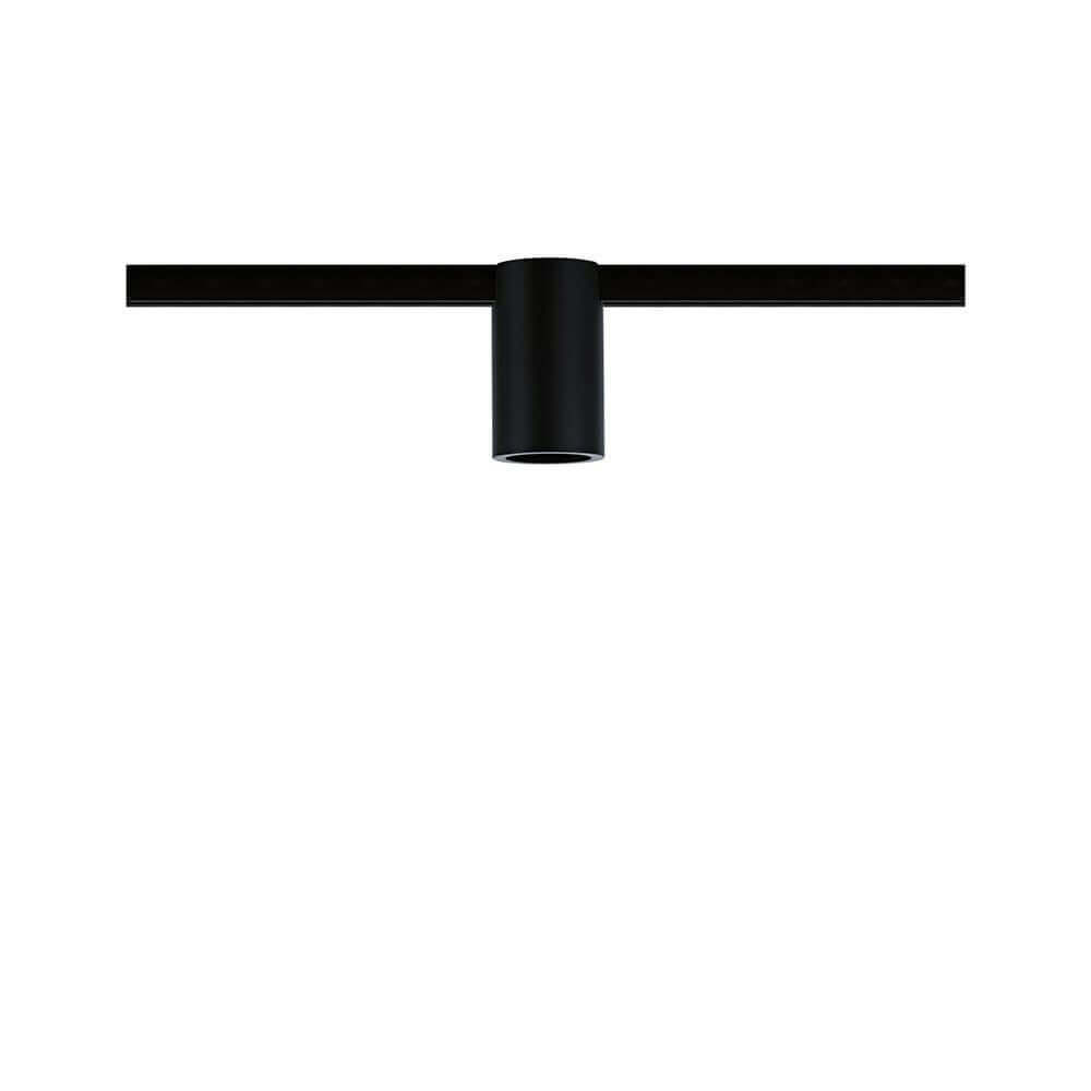 U-Rail Schienenspot Socket Einzelspot Schwarz