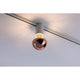 U-Rail Schienenspot Socket Einzelspot Weiß an der Decke montiert, ideal für dekorative Leuchtmittel.