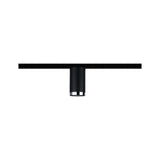 U-Rail Schienenspot Tube Einzelspot Schwarz-Matt, Chrom