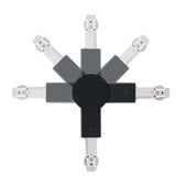 U-Rail connector joint black-matt