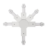 U-Rail-liitin nivel valkoinen