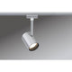 URail LED-Spot 5W Shine 230V in silbernem Design, ideal für individuelles Lichtsystem.
