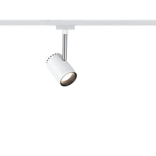 URail LED-Spot 5W Shine 230V Weiß, weißer zylindrischer Paulmann LED-Spot für URail-Schienensystem