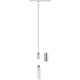 URail 2Easy Basic Pendel Weiß max. 20W E27, Pendelleuchte mit Kabel und Fassung