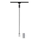 URail 2Easy Basic Pendel max. 20W E27 Schwarz mit abnehmbarer Abdeckung