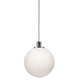URail 2Easy Alari max.20W Opal 300mm - elegante Kugelleuchte aus opalem Vollglas für blendarmes Licht.