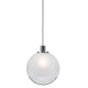 URail 2Easy Alari max.20W Satin Klar 300mm Kugelleuchte aus satiniertem Vollglas