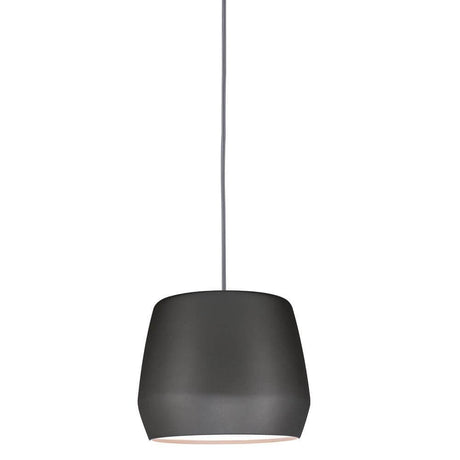 URail 2Easy schirm Pirm Grau matt max. 20W - moderner Pendelleuchte mit mattem Metallfinish.