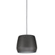 URail 2Easy schirm Pirm Grau matt max. 20W - Moderne Pendelleuchte für Wohn- und Essbereich.