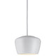 URail 2Easy Schirm Pom Weiß max. 20W als stilvolle Pendelleuchte in modernem Design.