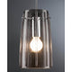 URail 2Easy Schirm Drio Rauch max. 50W - elegante Pendelleuchte mit blendarmem Licht für Essbereiche.