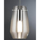 URail 2Easy Schirm Vento Klar max. 50W - eleganter Glas-Pendelleuchten-Schirm für blendfreies Licht im Essbereich.