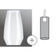 URail 2Easy Schirm Vento Klar max. 50W - Hochwertiger Vollglasschirm für blendarmes Licht im Essbereich.