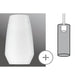 URail 2Easy Schirm Vento Opal max. 50W - eleganter Glasschirm für blendfreies Licht im Essbereich.