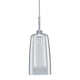 URail LED Pendulum Arido II 1x5W GU10 Klar Satin Glas - elegante Pendelleuchte aus hochwertigem Glas