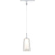 URail LED Pendulum Arido II 1x5W GU10 Klar Satin Glas hängende Pendelleuchte für stimmungsvolle Beleuchtung