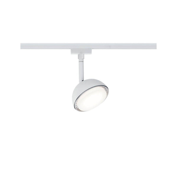 URail LED Spot Hemi Weiß, weißer LED-Spot für URail System mit gerichteter Lichtstreuung