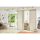 Juego de rieles URail Cubierta 4 luces cromo