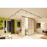 Juego de rieles URail Cubierta 4 luces cromo