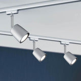 Juego de rieles URail Cubierta 4 luces cromo