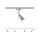 URail Schienensystem-Set Pure II 4-flammig Chrom mit 4 Spots und Schiene.