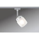 URail Spot Blossom Klar- Satin G9 Hängelampe mit dekorativem Glasschirm im modernen Design.