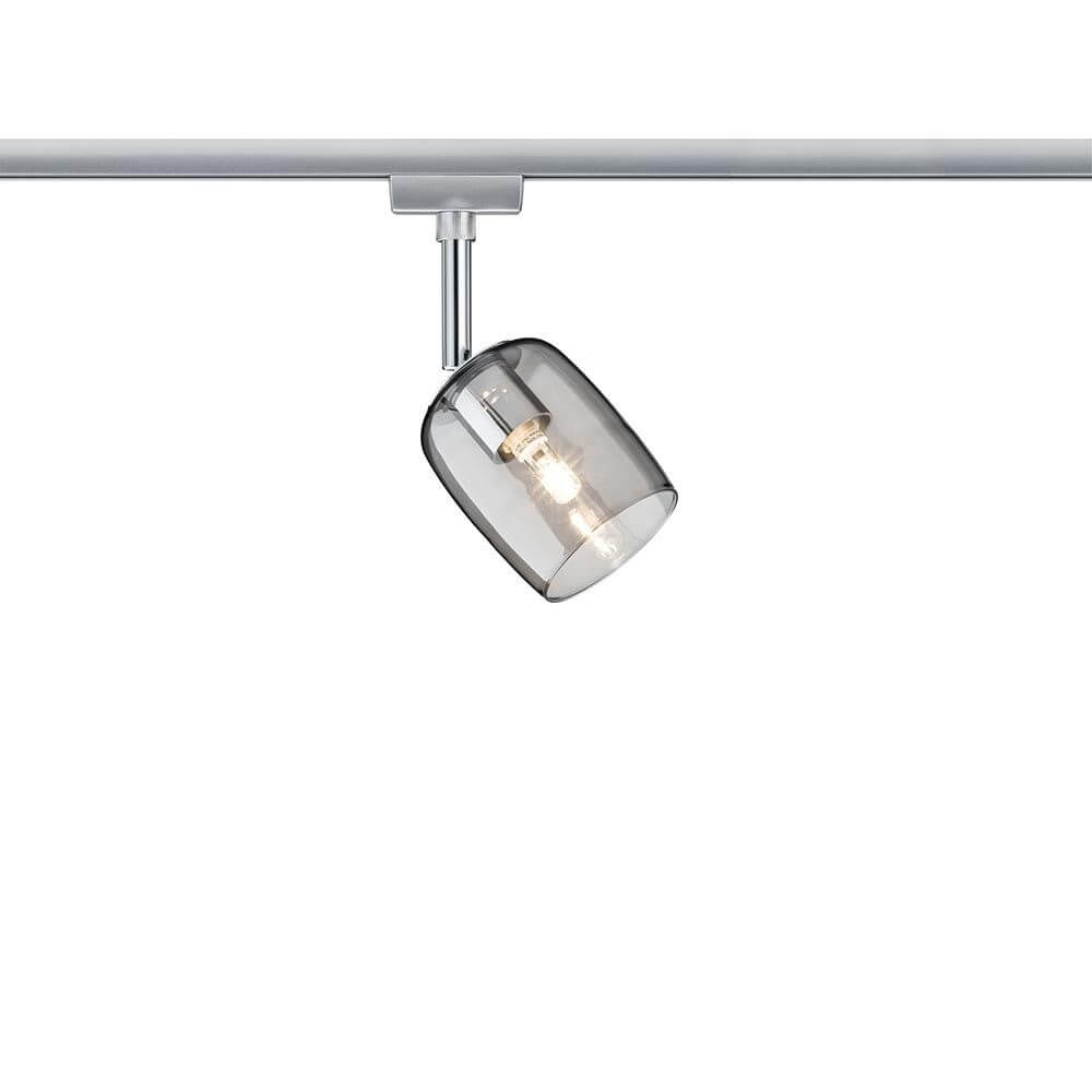URail Spot Blossom Rauch G9 mit elegantem Glasschirm und flexibler Lichtgestaltung.