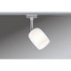 URail Spot Blossom Satin G9 mit dekorativem Glasschirm für blendarmes Licht und flexibler Leuchtmittelwahl.