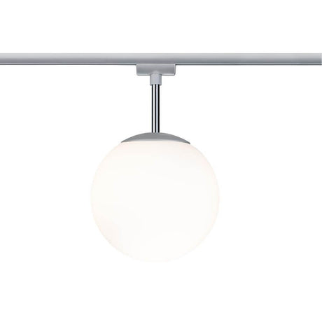 URail Spot Ceiling Globe Small E14 as central ceiling lighting in modern room design.