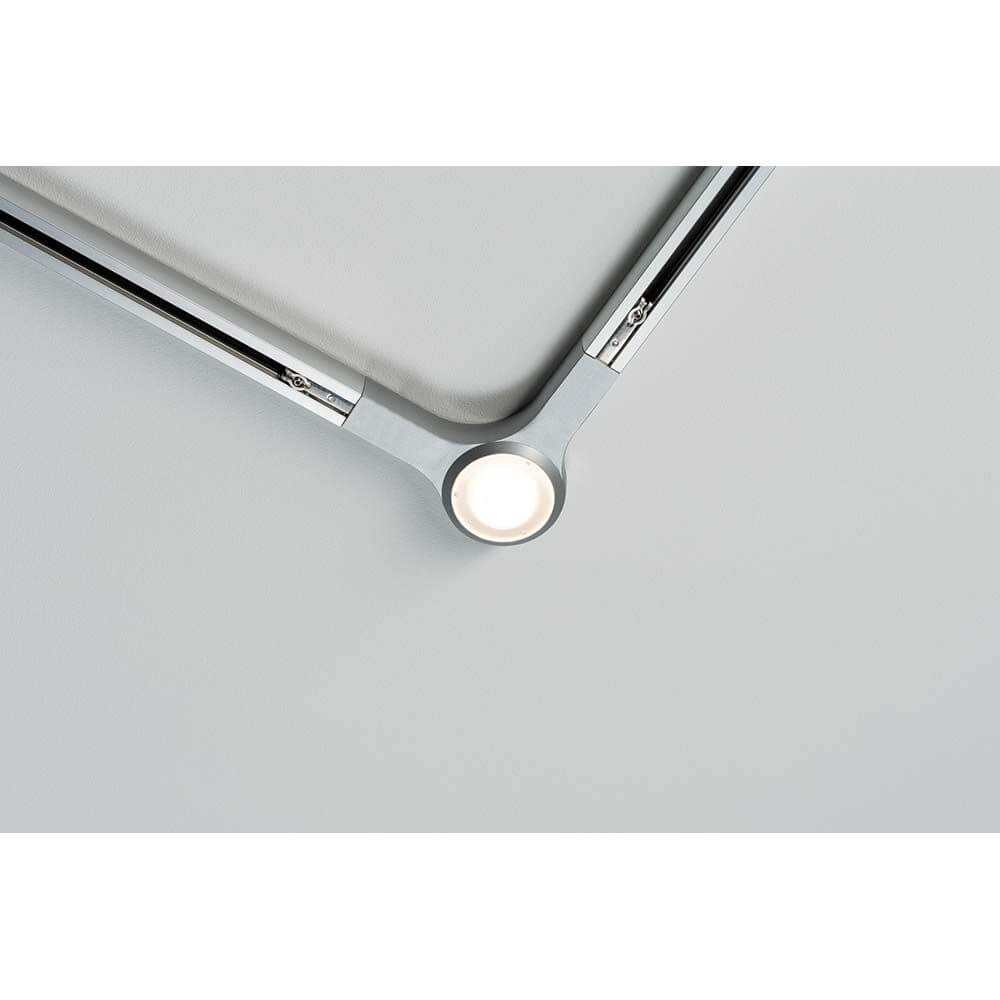 URail System LED L-Verbinder 1x5,8W Dimmbar - moderner, dimmbarer LED-Verbinder für individuelles Schienensystem.