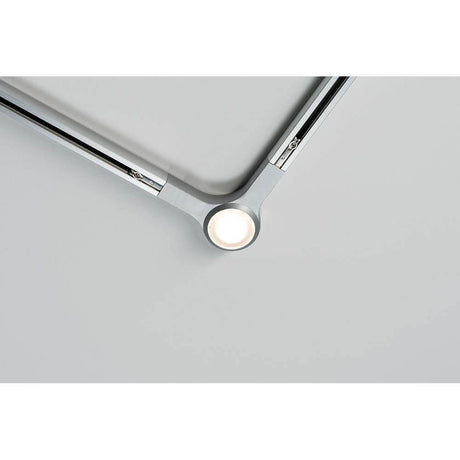 URail System LED L-Connecteur 1x5,8W Dimmable - connecteur LED moderne et dimmable pour système sur rail individuel.
