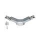 URail System LED L-Verbinder 1x5,8W Dimmbar - blendarm, stufenlos dimmbar und einfach montierbar.