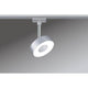 URail System LED Spot Circle 1x5W an der Schiene montiert, modernes Design mit LED-Technologie.
