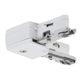 URail System Light&Easy L-Verbinder starr Weiß für L-Installationen im 230 Volt URail Schienensystem.