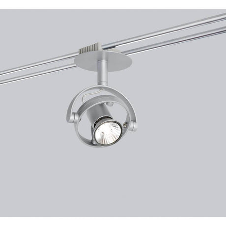 URail System Light&Easy rigid L-connector White for LED and halogen lights mounted.