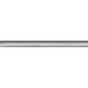 URail System Light&Easy Schiene 1m in silber, ideal für 230 Volt URail Schienensystem mit LED und Halogen Leuchten.