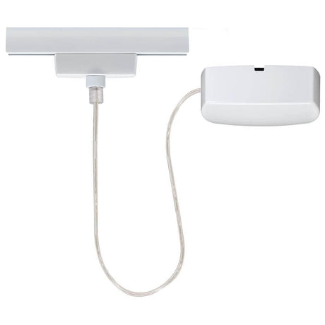 URail System Light&Easy Stromeinspeisung max. 1000W Weiß mit Kabelanschluss für 230 Volt System.