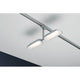 URail Systems Spot Dipper 2x8W Weiß Dimmbar an einer Decke installiert, bietet modernes und blendarmes Licht.
